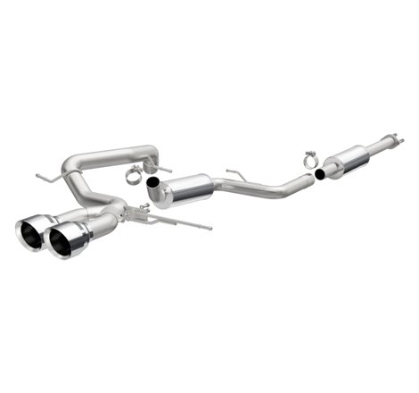 MagnaFlow 13 Ford Focus 2.0L Turbocharged ST Dual Center Rear Exit Stainless Cat Back Perf Exhaust
