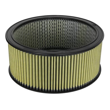 aFe MagnumFLOW Air Filters Round Racing PG7 A/F RR PG7 14OD x 12ID x 6H IN with E/M