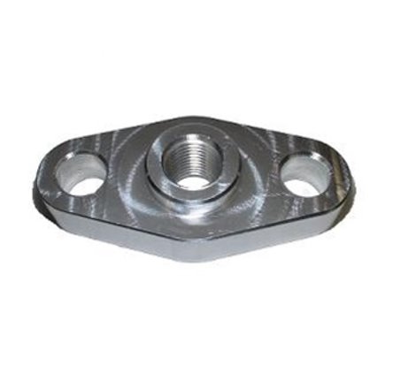 Torque Solution Billet Oil Feed Inlet Flange: Universal T3/T4 Turbos