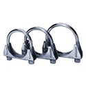 Borla Universal 2-1/2in Stainless Saddle Clamps