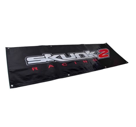 Skunk2 5 FT. Vinyl Shop Banner (Black)