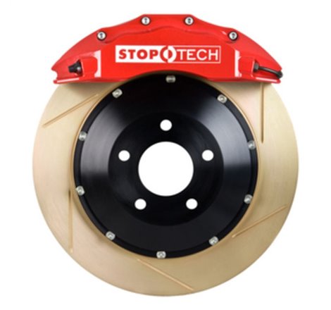 StopTech 05-08 Audi A4/00-04 A6 Front BBK w/ Red ST-60 Calipers Slotted Zinc 355x32 Rotors