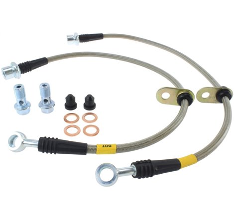 StopTech 94-99 Toyota Celica Front Stainless Steel Brake Lines