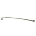 ATP -03 Oil Feed Line - Braided Steel Line w/ Femail (Flare/JIC/AN) Swivel Ends - 18 inches Long