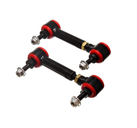 Energy Suspension Universal Red 3-3/4in-4-3/4in inAin Range Pivot Style End Link Set