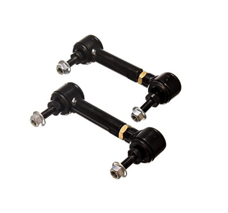 Energy Suspension Universal Black 3-3/4in-4-3/4in inAin Range Pivot Style End Link Set