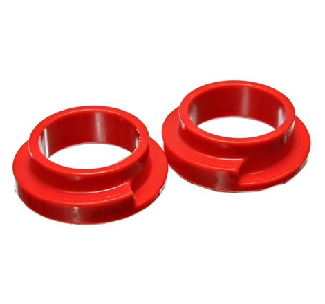 Energy Suspension Universal 2 1/8in ID 2 1/2in OD 5/8in H Red Coil Spring Isolators (2 per set)