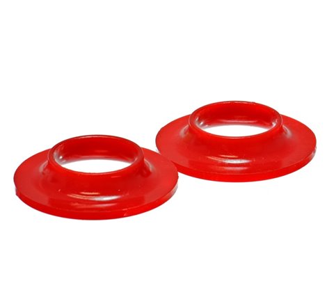 Energy Suspension Universal 2 1/8in ID 4 1/8in OD 13/16in H Red Coil Spring Isolators (2 per set)