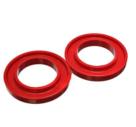 Energy Suspension Universal 3-3/16in ID 5-1/4in OD 3/4in H Red Coil Spring Isolators (2 per set)