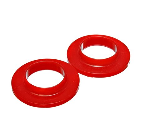 Energy Suspension Universal 2 1/8in ID 3 3/4in OD 3/4in H Red Coil Spring Isolators (2 per set)