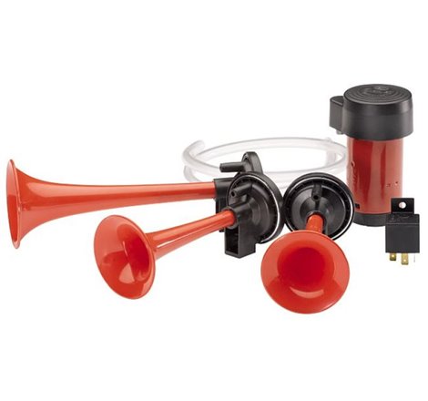 Hella Triple-Tone Air Horn Kit 12V
