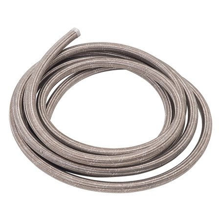 Russell Performance -4 AN ProFlex Stainless Steel Braided Hose (Pre-Packaged 50 Foot Roll)