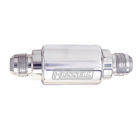 Russell Performance Polished Aluminum (3in Length 1-1/4in dia. -6 x 3/8in male NPT inlet/outlet)