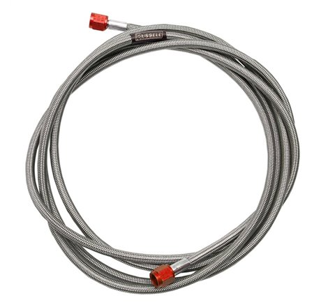 Russell Performance -3 AN 4-foot 90 Degree to Straight Pre-Made Nitrous and Fuel Line