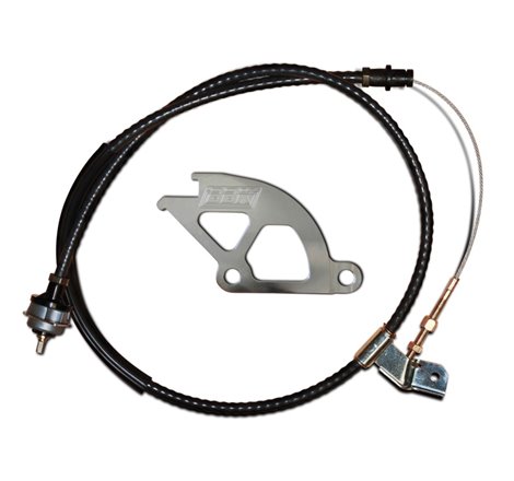 BBK 79-95 Mustang Adjustable Clutch Quadrant And Cable Kit