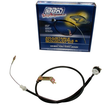 BBK 96-04 Mustang Adjustable Clutch Cable - Replacement