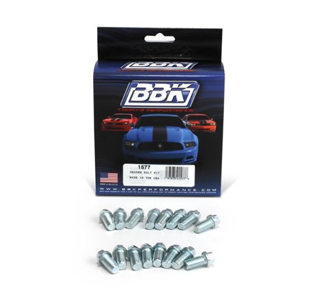 BBK Ford SBF 302 351W Exhaust Header Bolt Kit - 3/8-16 0.75in (16)