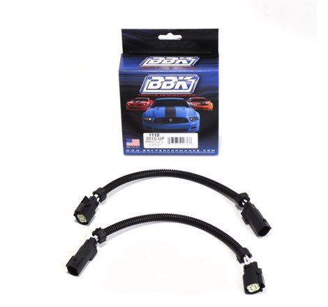 BBK 2015 Mustang GT V6 6-Pin Front O2 Sensor Wire Harness Extensions 12 (pair)