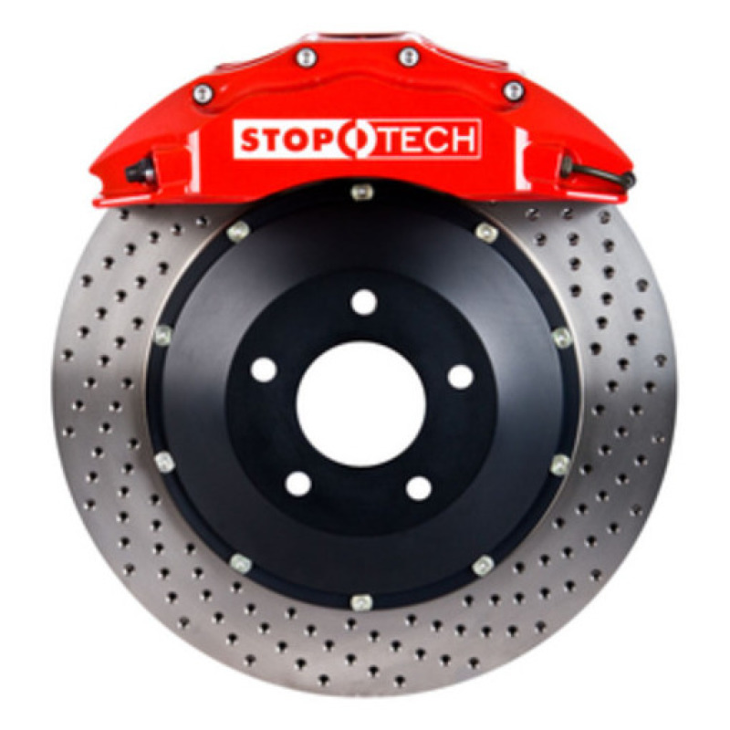 StopTech BBK 10-6/11 Audi S4 / 08-11 S5 Front Red ST-60 Calipers Drilled 355x32 Rotors