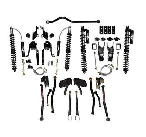 Skyjacker 07-16 Jeep JK 3.5-4.5in Long Arm LeDuc Series Coil-Over Kit (Requires Pitman Arm)