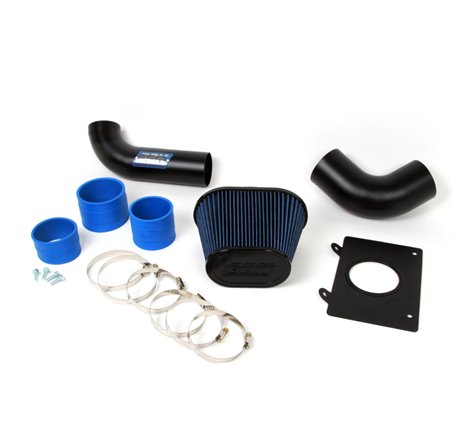 BBK 86-93 Mustang 5.0 Cold Air Intake Kit - Fenderwell Style - Blackout Finish