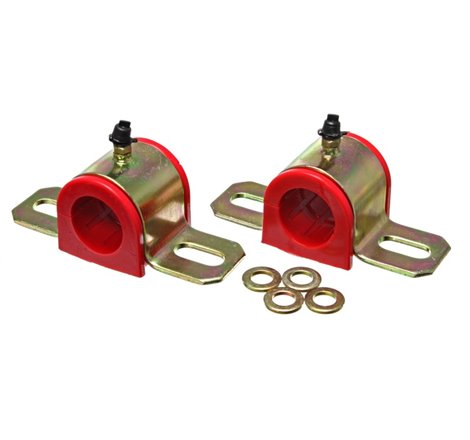 Energy Suspension All Non-Spec Vehicle Red Greaseable 1 inch Front Sway Bar Bushings