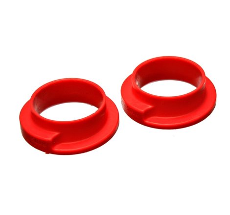 Energy Suspension Universal 2-3/16in ID 3in OD 1in H Red Coil Spring Isolators (2 per set)
