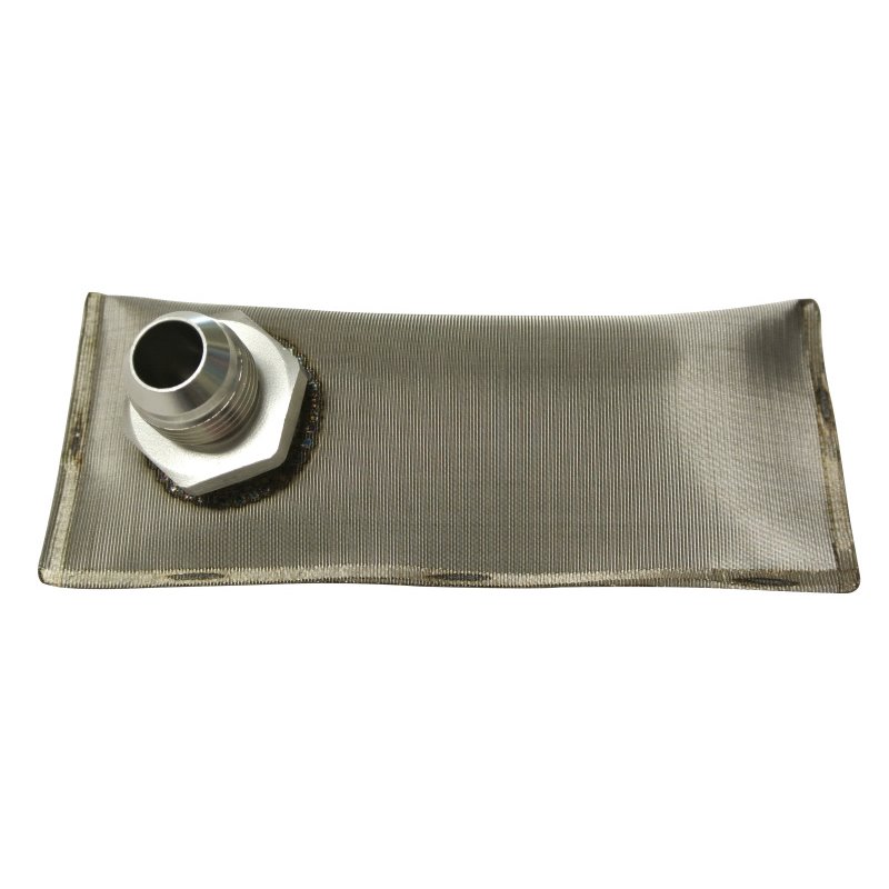 Fuelab In-Tank Fuel Sock Kit 100 Micron Stainless w/-10AN Adaptor Fitting for 4X4xx Series Pumps