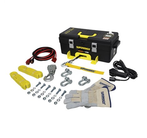 Superwinch 4000 LBS 12V DC 3/16in x 50ft Synthetic Rope Winch2Go