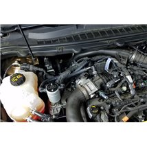 J&L 2015-2022 Ford Edge Sport/ST Passenger Side Oil Separator 3.0 - Clear Anodized