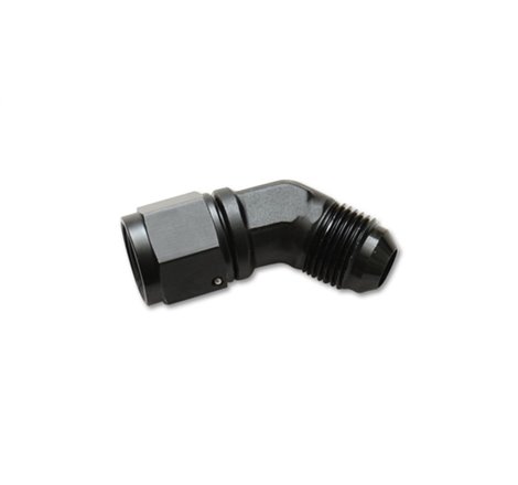 Vibrant -6AN Female to -6AN Male 45 Degree Swivel Adapter Fitting