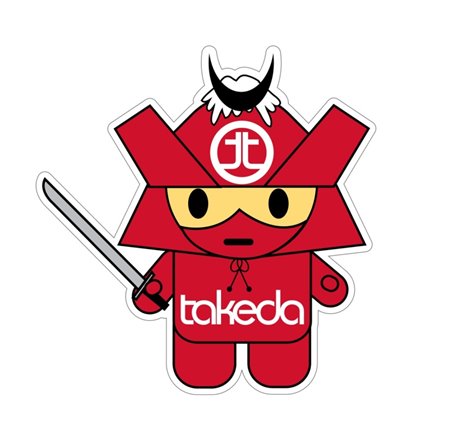 aFe Takeda Mascot Decal (4-1/2in x 4-1/2in)