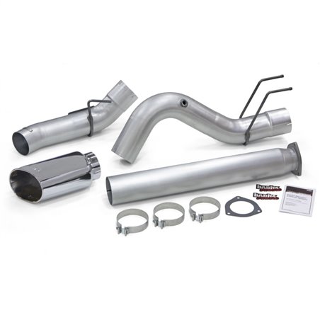 Banks Power 2017 Ford 6.7L 5in Monster Exhaust System - Single Exhaust w/ Chrome Tip
