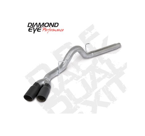 Diamond Eye 18-19 Ford 3.0L Pwrstrk F150 - 4in Alum DPF Back Exh Kit Sprt Dual w/Tips 4512BRA-DEBK