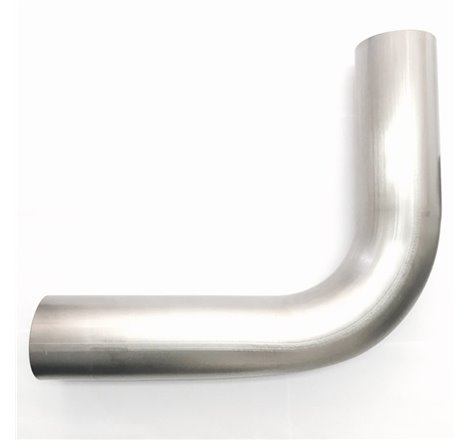 Ticon Industries 3.0in Diameter 90 Degree 1mm WT 4.5in CLR 6.5in Leg/8in Leg Titanium Mandrel Bend