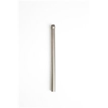 Ticon Industries 8in Length x 1/2in OD Titanium Hollow Mushroom Hanger Rod - Single Ended