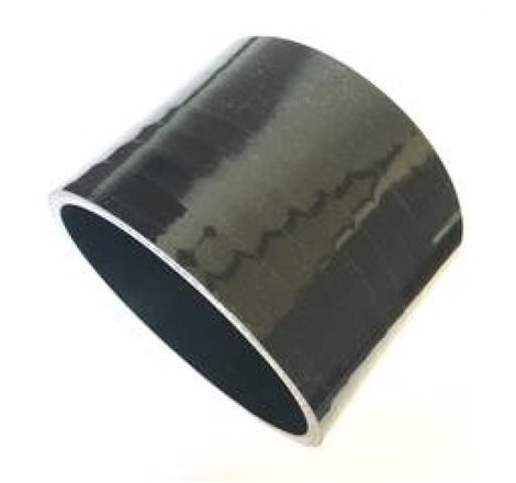 Ticon Industries 4-Ply Black 4.0in Straight Silicone Coupler