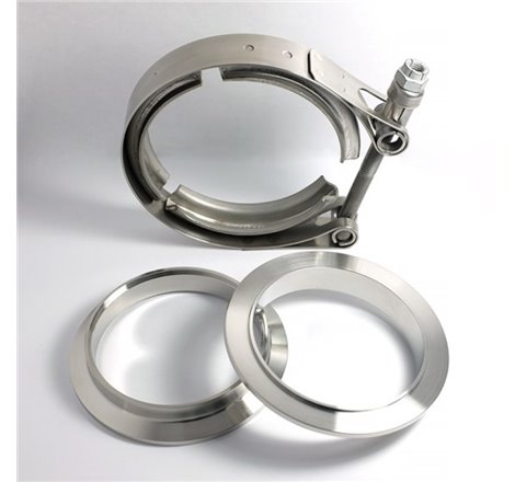 Stainless Bros 2.0in 304SS V-Band Assembly - 2 Flanges/1 Clamp