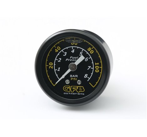 GFB Fuel Pressure Gauge (Suits 8050/8060) 40mm 1-1/2in 1/8MPT Thread 0-120PSI