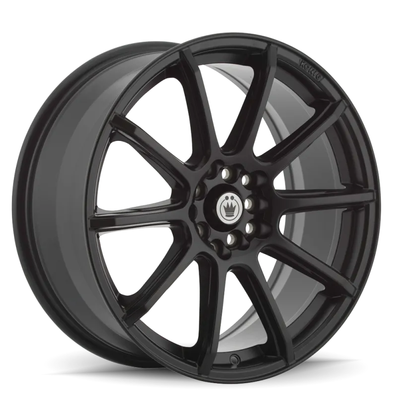 Konig Control 17x7 5x100 / 5x114.3 ET45 Matte Black Konig Control 17x7 5x100 / 5x114.3 ET45 Matte Black