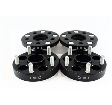 ISC Suspension 5x114.3 Hub Centric Wheel Spacers 20mm Black (Pair)