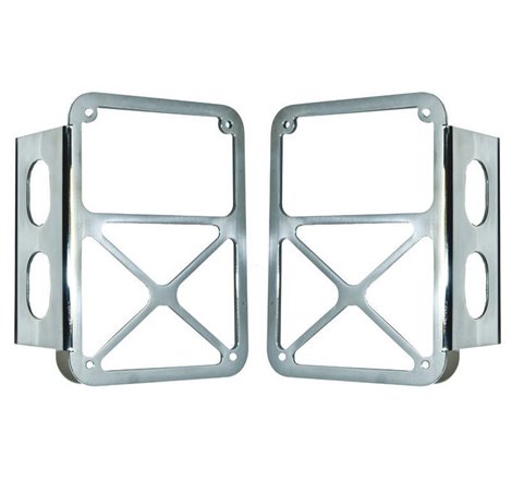 DV8 Offroad 2007-2018 Jeep JK Tail Lamp Guards Stainless