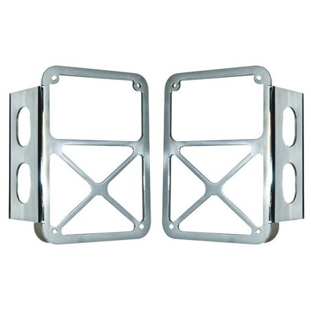 DV8 Offroad 2007-2018 Jeep JK Tail Lamp Guards Stainless