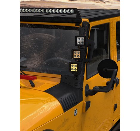 DV8 Offroad 2007-2018 Jeep JK A Pillar Mounted Rail System