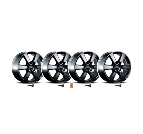 Ford Racing 15-16 F-150 20in x 8.5in Wheel Set with TPMS Kit - Matte Black