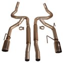 ROUSH 2005-2009 Ford Mustang GT/GT500 Enhanced Sound Dual Cat-Back Exhaust Kit
