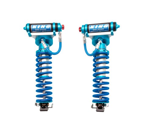King Shocks 2005+ Ford F-250 4WD Front 3.0 Dia Remote Res Coilover Conv w/Adjuster (Pair)