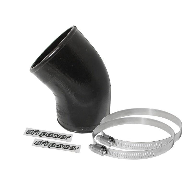 aFe Magnum FORCE Silicone Replacement Coupling Kit 3in ID to 2.75in ID x 45 Deg. Elbow - Black