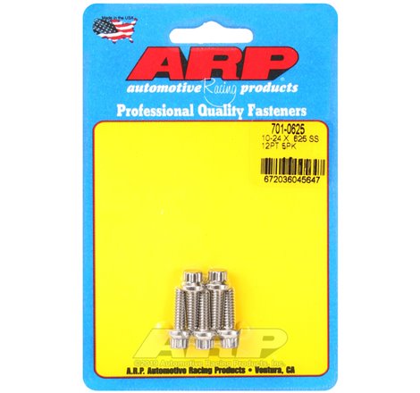 ARP 10-24 x .625 12pt SS bolts