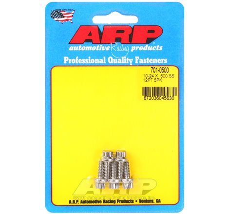 ARP 10-24 x .500 12pt SS bolts